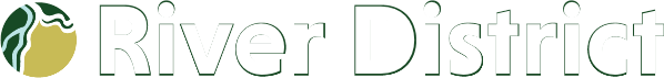 The River District logo